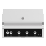 Hestan 42-Inch Built-In Propane Gas Grill W/ Rotisserie - Stealth - GABR42-LP-BK