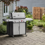 Weber Genesis S-335 Propane Gas Grill w/ Sear Zone & Side Burner - Stainless Steel - 1500537 - Image 2