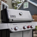 Weber Genesis S-335 Propane Gas Grill w/ Sear Zone & Side Burner - Stainless Steel - 1500537 - Image 3