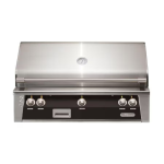 Alfresco ALXE 42-Inch Built-In Propane Grill With Sear Zone And Rotisserie in Jet Black Matte - ALXE-42SZ-LP-SM9005