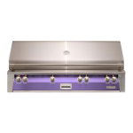 Alfresco ALXE 56-Inch Built-In Propane All Grill With Sear Zone And Rotisserie in Blue Lilac - ALXE-56BFG-LP-S4005