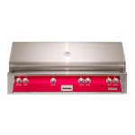 Alfresco ALXE 56-Inch Built-In Propane All Grill With Sear Zone And Rotisserie in Raspberry Red - ALXE-56BFG-LP-S3027