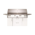 Alfresco ALXE 56-Inch Freestanding Propane All Grill With Sear Zone And Rotisserie in Signal White Matte - ALXE-56BFGC-LP-SM9003