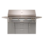 Alfresco ALXE 56-Inch Freestanding Propane All Grill With Sear Zone And Rotisserie in Signal Gray - ALXE-56BFGC-LP-S7004