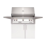 Alfresco ALXE 36-Inch Freestanding Propane Grill With Sear Zone And Rotisserie - Signal White Matte - ALXE-36SZC-LP-SM9003