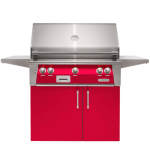 Alfresco ALXE 36-Inch  Propane Grill With Sear Zone And Rotisserie - Raspberry Red - ALXE-36SZC-LP-S3027