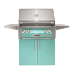 Alfresco ALXE 30-Inch Freestanding Propane Grill With Sear Zone And Rotisserie in Light Green - ALXE-30SZC-LP-S6027