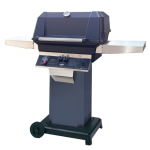 MHP Propane Timer Grill w/ Chicago Blues Grill Column & Portable Base