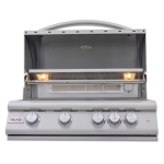 Blaze LTE+ 32-Inch 4-Burner Built-In Natural Gas Grill w/ Lift-Assist Hood & Rear Infrared Burner - BLZ-4LTE3-NG - Image 4