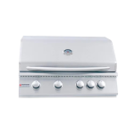 RCS Premier Series 32-Inch 4-Burner Built-In Natural Gas Grill With Rear Infrared Burner - RJC32A