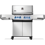 Napoleon Prestige 500 4-Burner Natural Gas Grill w/ Rotisserie & Side Burner - P500VRSIBNSS