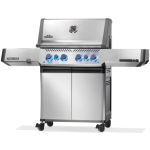 Napoleon Prestige 500 4-Burner Natural Gas Grill w/ Rotisserie & Side Burner - P500VRSIBNSS - Image 6