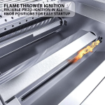 Sunstone Ruby 36-in 4-Burner Built-In Natural Gas Grill - Ruby4B-NG - Image 4